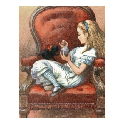 Alice and her Kitten Letterhead