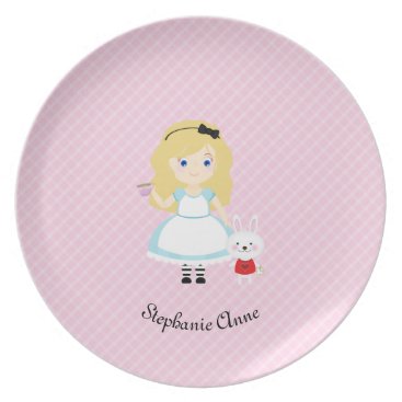 Alice and Her Tea Party Dinner Plate