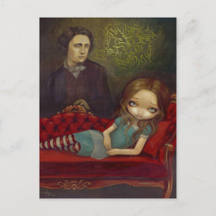 "Alice and Lewis" Postcard