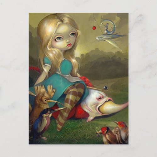Alice and the Bosch Birds Postcard