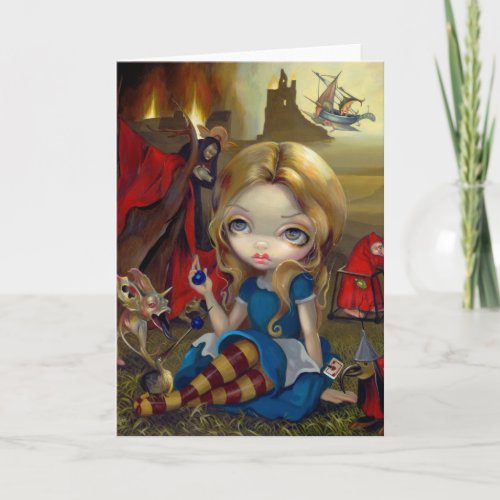 Alice and the Bosch Monsters Greeting Card