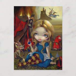 "Alice and the Bosch Monsters" Postcard