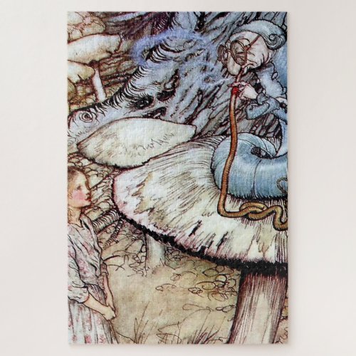 Alice and the Caterpillar by Arthur Rackham Jigsaw Puzzle