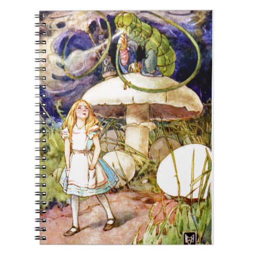 Alice and the Caterpillar in Wonderland Notebook