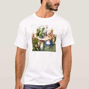 Alice and the Caterpillar in Wonderland T-Shirt