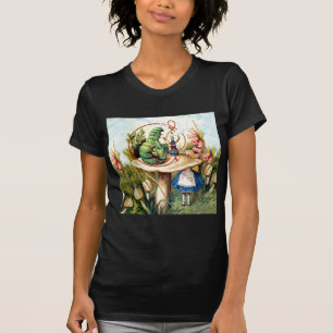 Alice and the Caterpillar in Wonderland T-Shirt