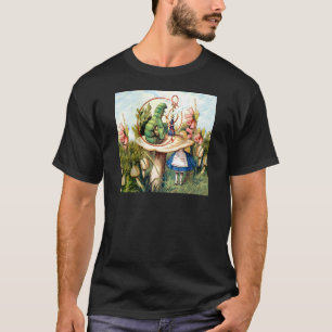 Alice and the Caterpillar in Wonderland T-Shirt