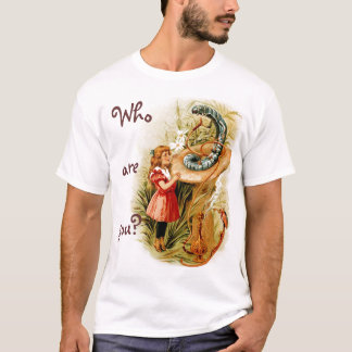 Alice and the Caterpillar Mens T-shirt