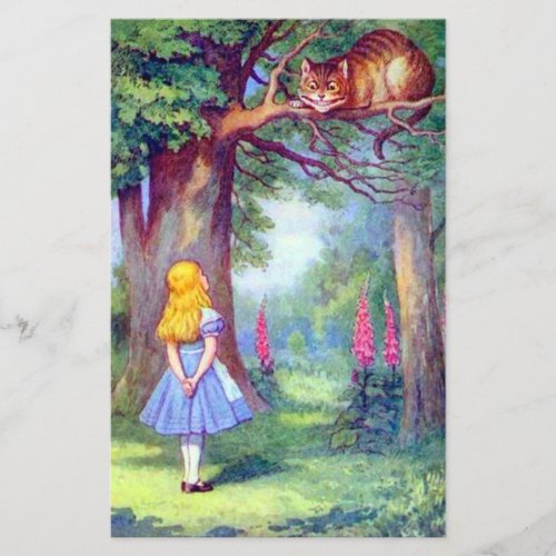 Alice and the Cheshire Cat Full Color