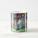 Alice And The Cheshire Cat Full Color Coffee Mug at Zazzle