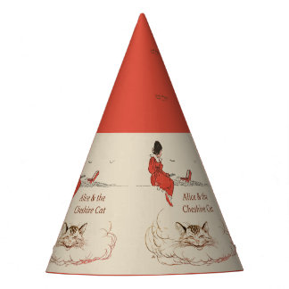 Alice and the Cheshire Cat Party Hat