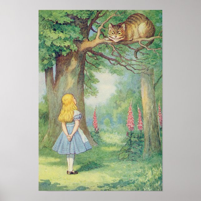 Alice and the Cheshire Cat Poster (Front)