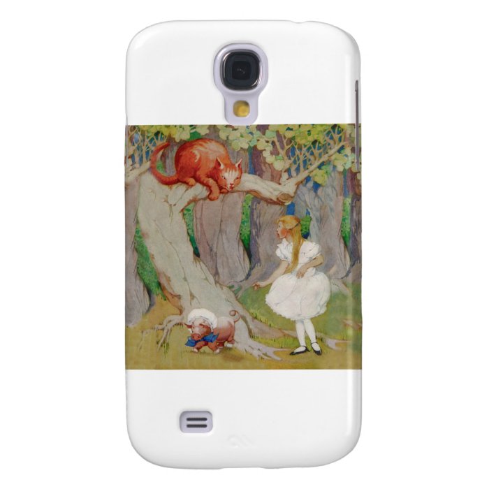 Alice and the Cheshire Cat Samsung Galaxy S4 Case