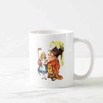Alice And The Duchess Play Flamingo Croquet Coffee Mug by All_Around_Alice at Zazzle