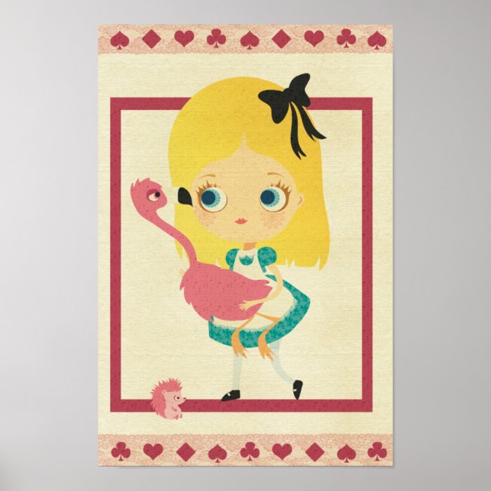 Alice and the Flamingo Poster