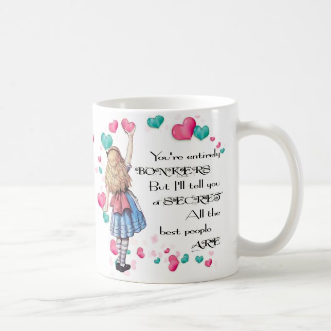 Alice and the Hearts, Alice Reaching to place hear Coffee Mug (Right)