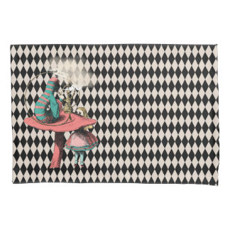 Alice and the Hookah Smoking Caterpillar Pillow Case