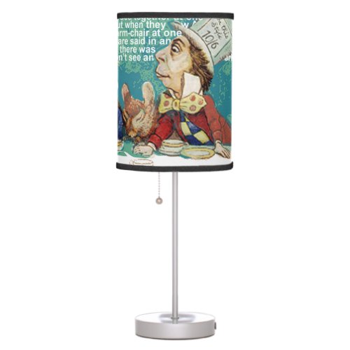 Alice and the Mad Hatter Tea Party Table Lamp