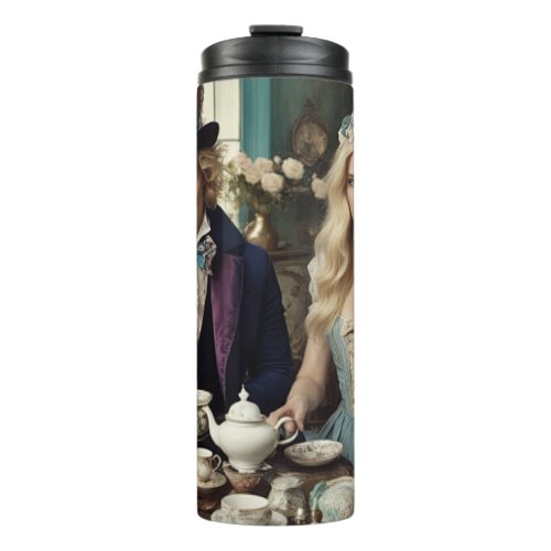 Alice and The Mad Hatter Thermal Tumbler