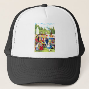 ALICE AND THE QUEEN OF HEARTS TRUCKER HAT