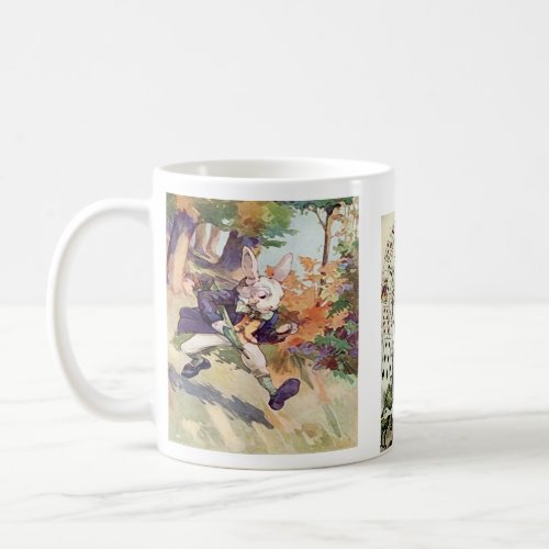 Alice and the Rabbit  Coffee Cup  Mug