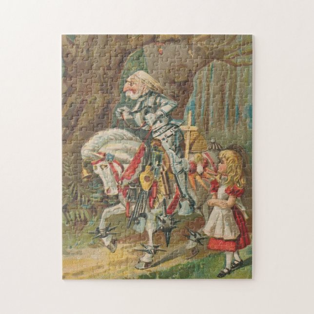 Alice and the White Knight Jigsaw Puzzle (Vertical)
