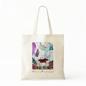 Alice and The White Rabbit bag