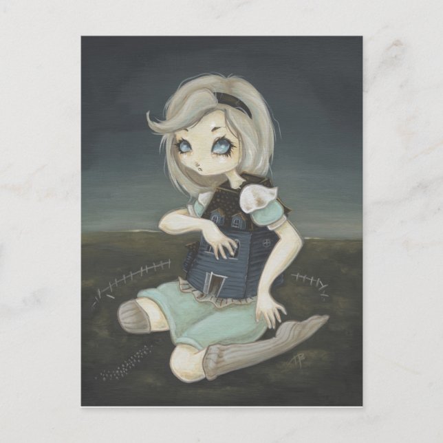 Alice and the White Rabbits House postcard (Front)