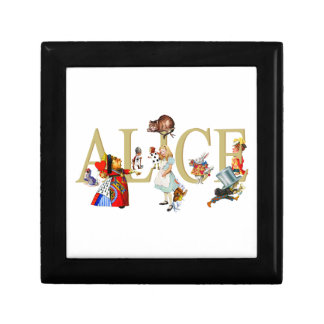 Alice and Wonderland and Friends Jewelry Box