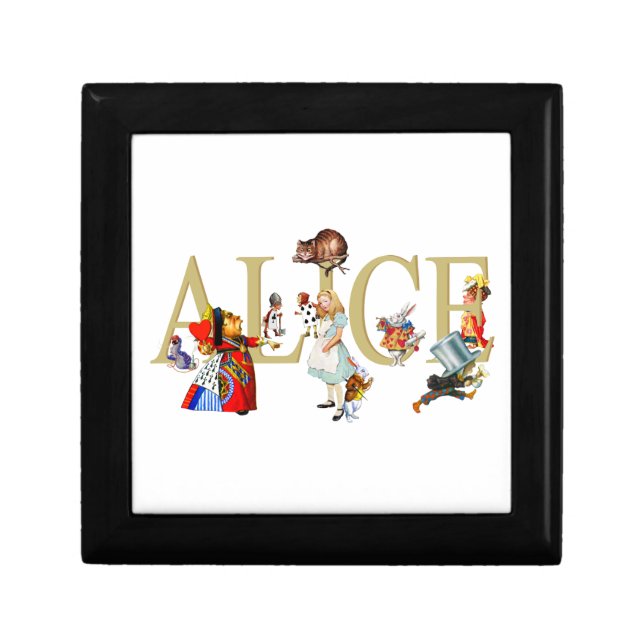 Alice and Wonderland and Friends Jewelry Box (Front)
