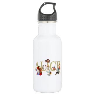Alice and Wonderland and Friends Water Bottle