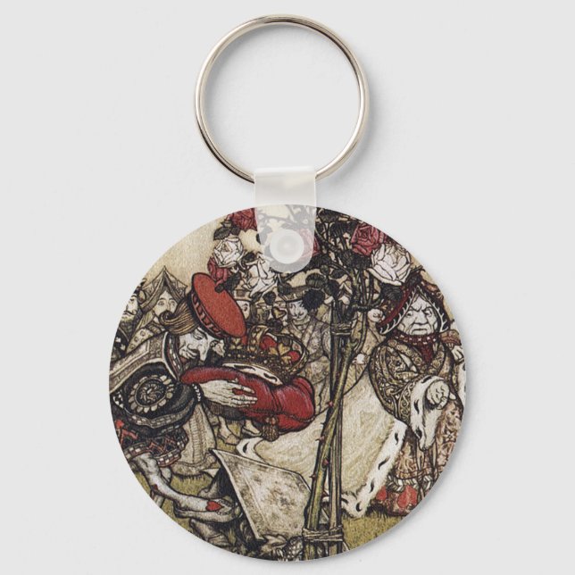 Alice and Wonderland - Arthur Rackham Keychain (Front)