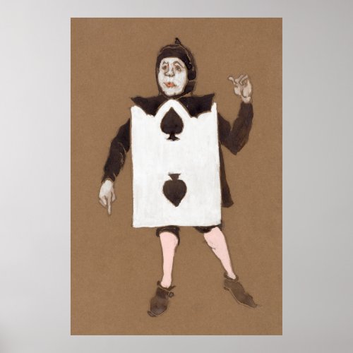 Alice and Wonderland Forest Character Painting_10 Poster