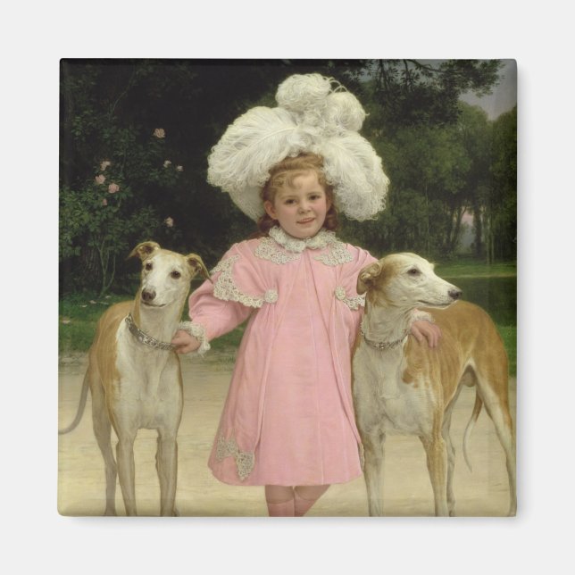 Alice Antoinette de la Mar, aged five Magnet (Front)