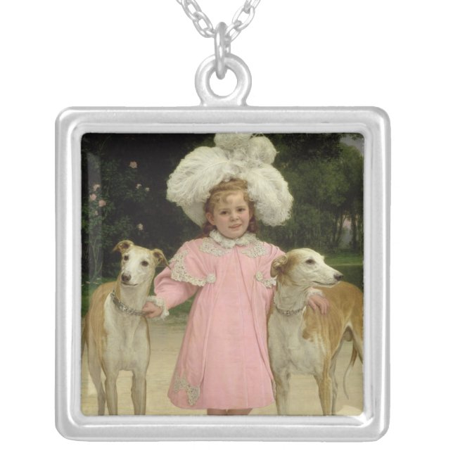 Alice Antoinette de la Mar, aged five Silver Plated Necklace (Front)