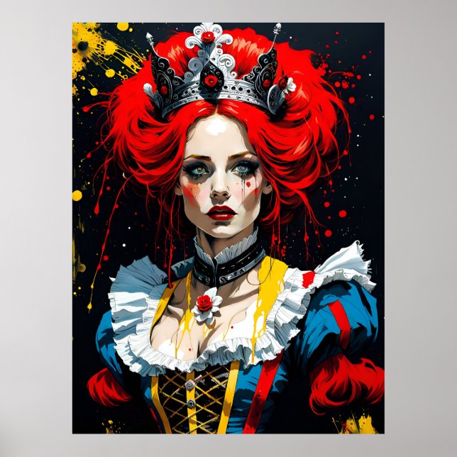 Alice as the Red Queen Poster (Front)