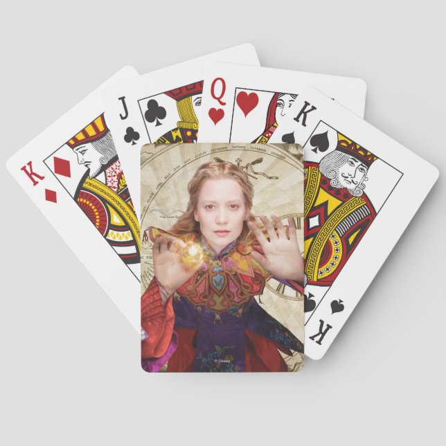 Alice | Believe the Impossible 2 Poker Cards (Back)