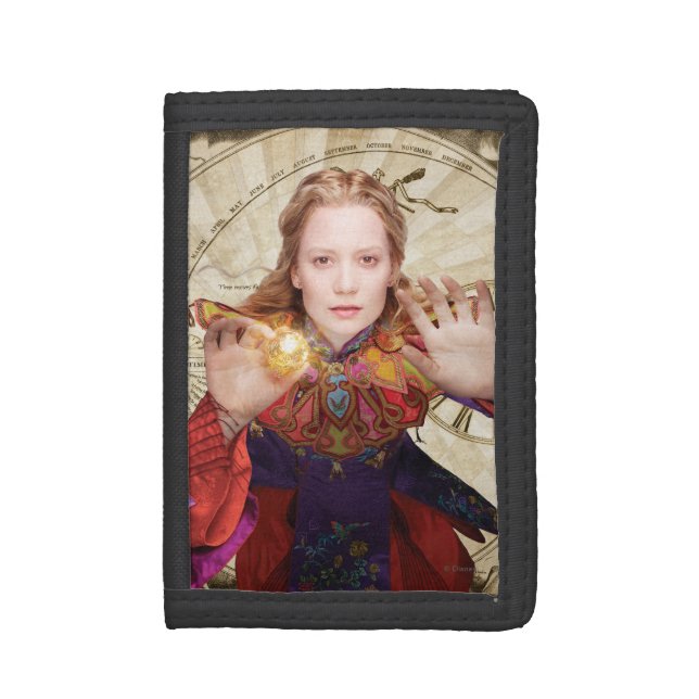 Alice | Believe the Impossible 2 Tri-fold Wallet (Front Vertical)