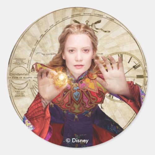 Alice  Believe the Impossible Classic Round Sticker