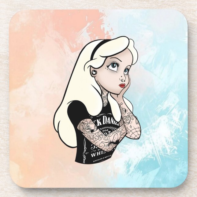 Alice Beverage Coaster (Front)