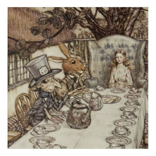 Alice Birthday Unbirthday Rabbit Hatter Party Acrylic Print