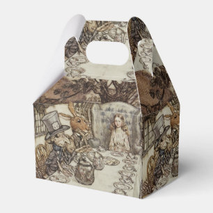 Alice Birthday Unbirthday Rabbit Hatter Party Favor Boxes