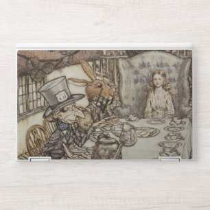 Alice Birthday Unbirthday Rabbit Hatter Party HP Laptop Skin