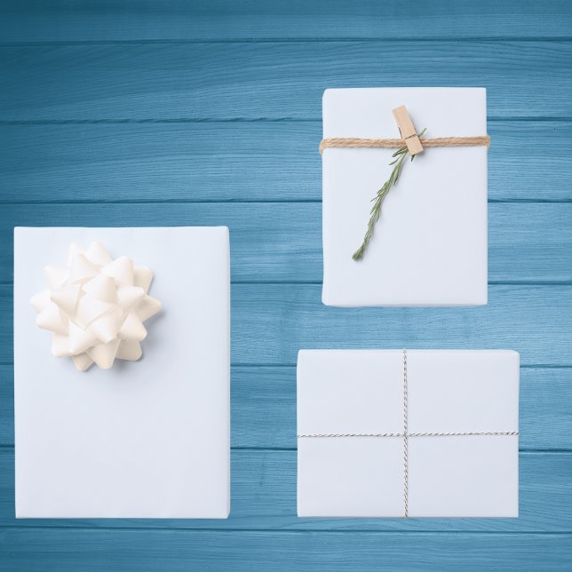 Alice Blue Solid Color Wrapping Paper Sheets (Creator Uploaded)