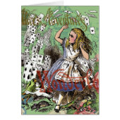 alice cards wonderland hatter rabbit (Front)