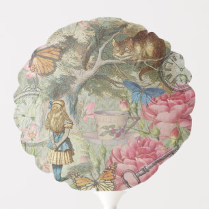 Alice Cheshire Cat Wonderland Tree Garden Balloon