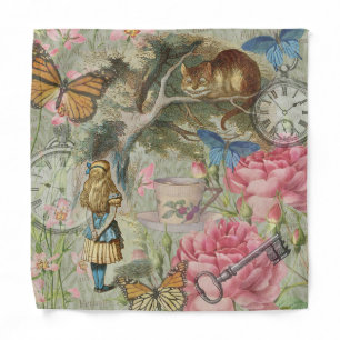 Alice Cheshire Cat Wonderland Tree Garden Bandana