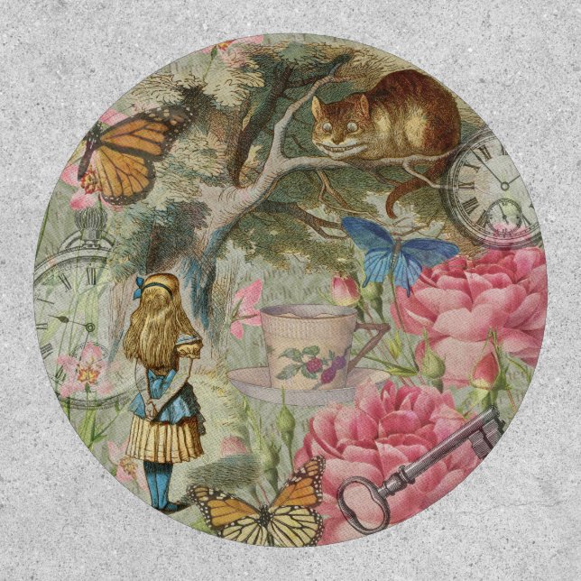 Alice Cheshire Cat Wonderland Tree Garden Patch (Front)