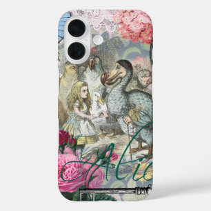 Alice Classic Wonderland Dodo Tenniel Art iPhone 16 Case