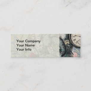 Alice Classic Wonderland Dodo Tenniel Art Mini Business Card